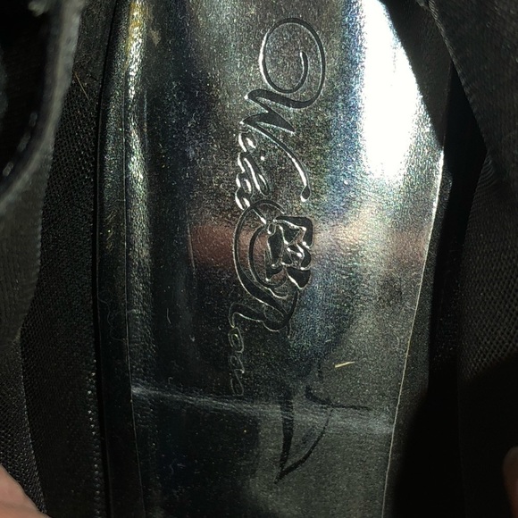 Wild Rose size 10 sheer opentoe platform heels with back zip bootie look - Picture 6 of 8